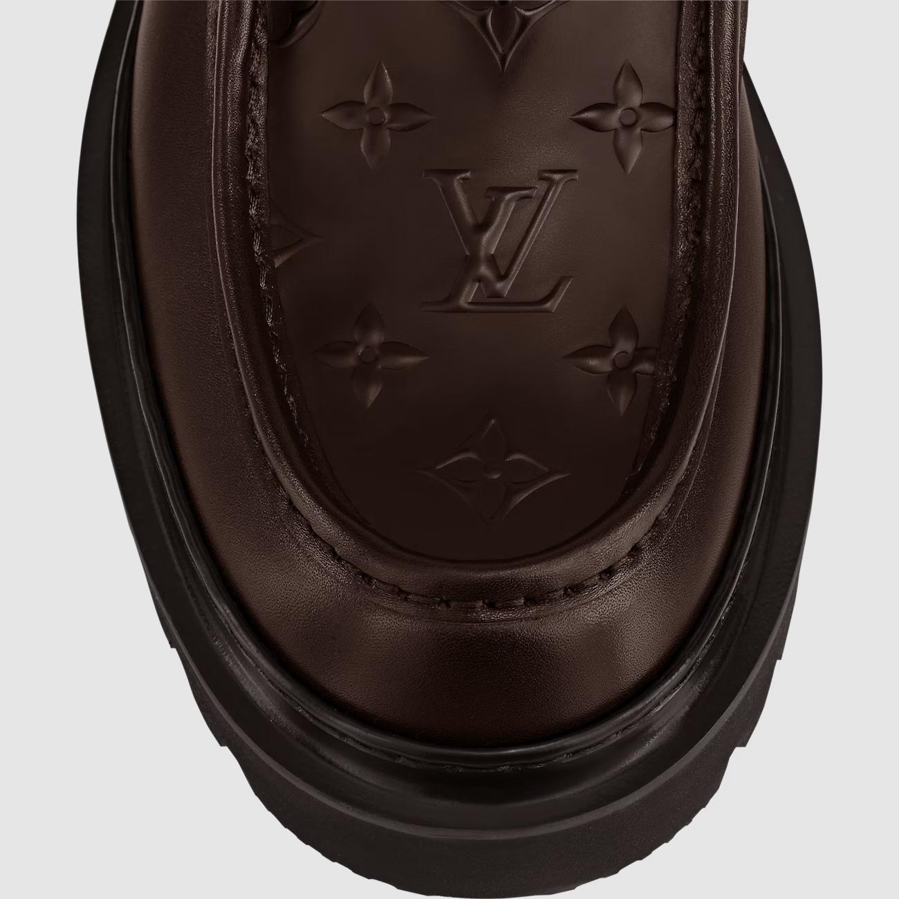 Giày Louis Vuitton Ranger Derby Nam Nâu Moka